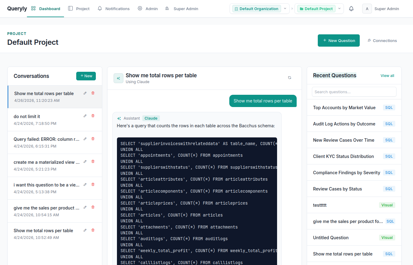 Qrly UI screenshot 1