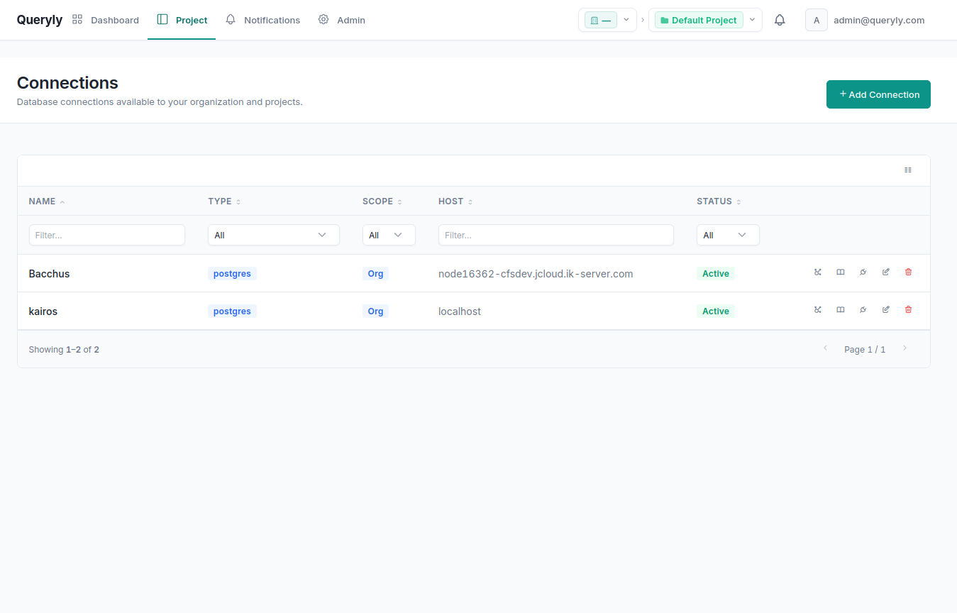 Qrly UI screenshot 2