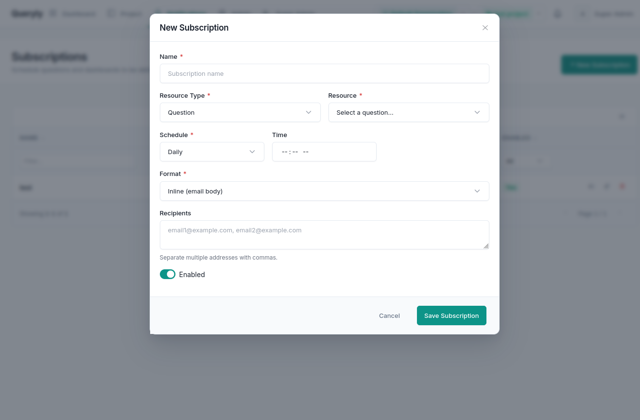 Qrly UI screenshot 8